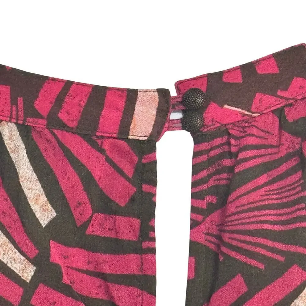 MAEVE Anthropologie Kelli Halter Tropical Geometric Maxi‎ Dress Women's Sz XS - Picture 11 of 14